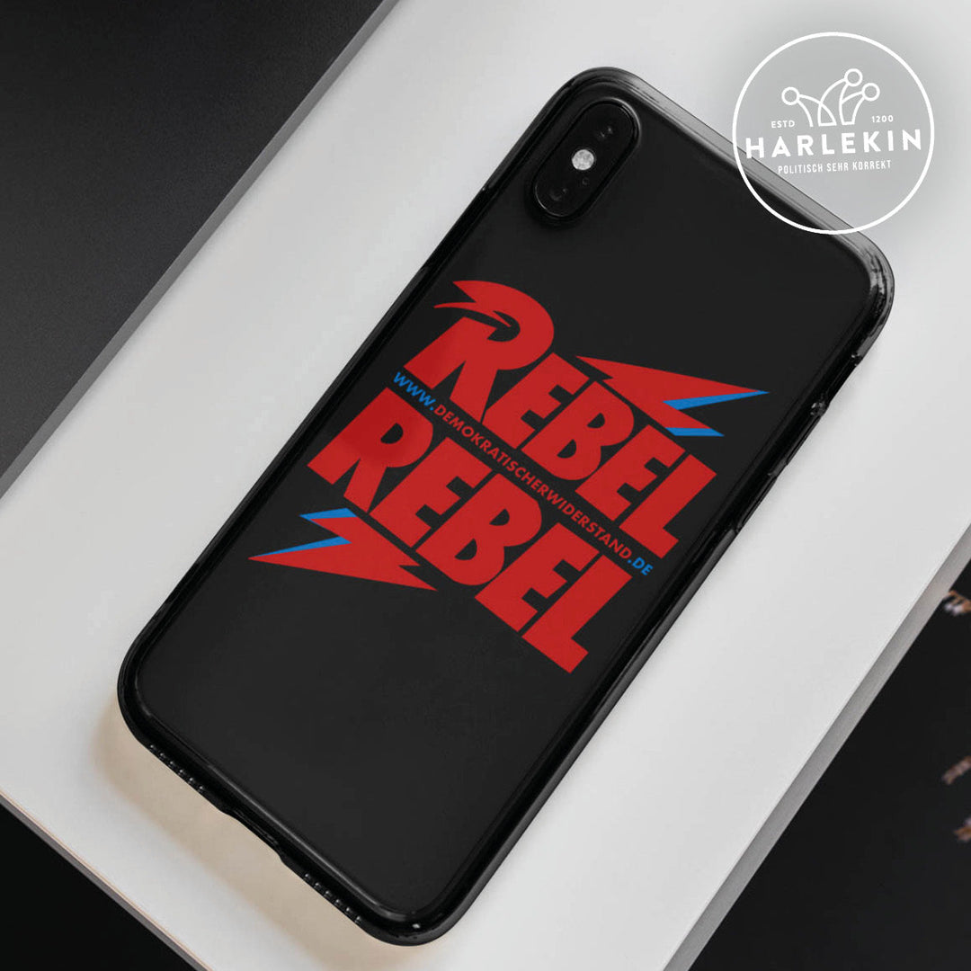DEMOKR. WIDERSTAND HANDYHÜLLE, HANDY CASE IPHONE 7PLUS/8PLUS • REBEL REBEL-HARLEKINSHOP