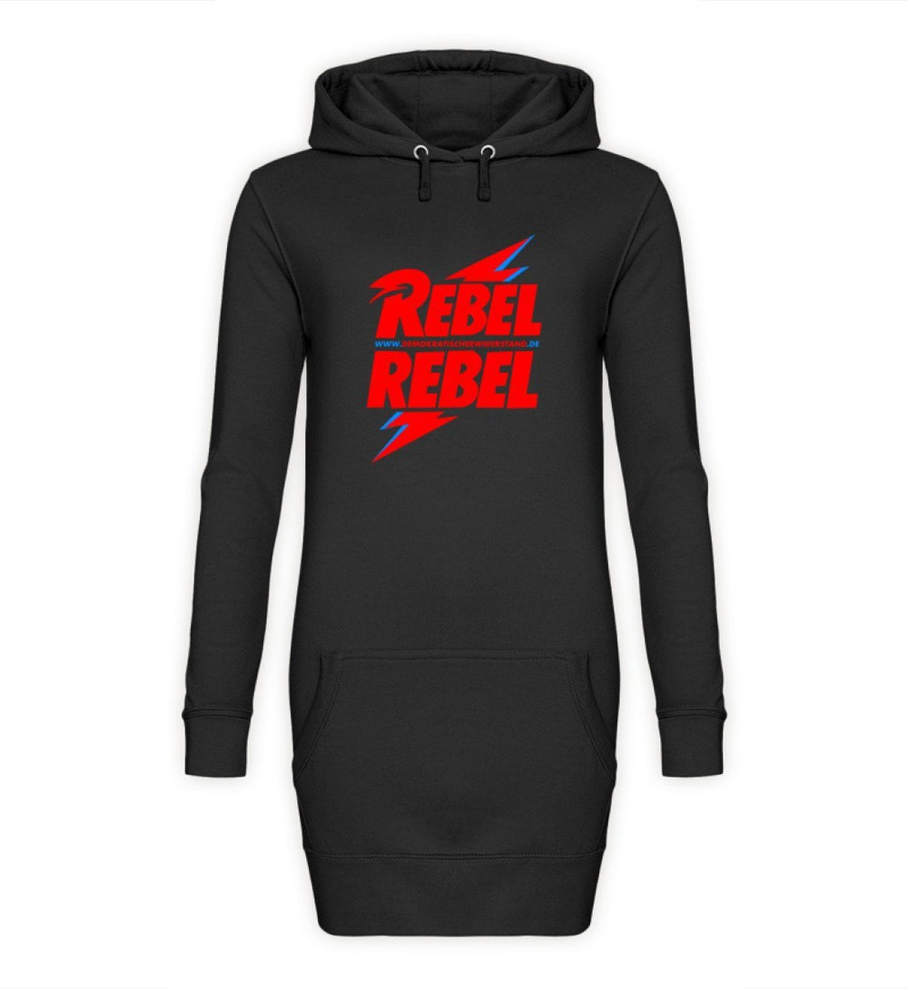DEMOKR. WIDERSTAND HOODIEKLEID MÄDELS • REBEL REBEL-HARLEKINSHOP
