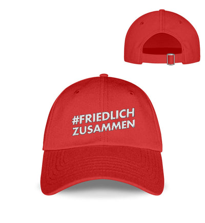 DEZENTE REBELLEN BASEBALL CAP • #FRIEDLICHZUSAMMEN // EDLER STICK-HARLEKINSHOP