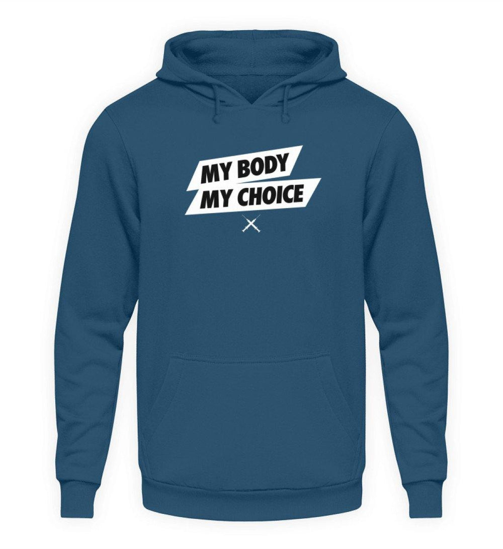 DEZENTE REBELLEN HOODIE BUBEN • MY BODY MY CHOICE-HARLEKINSHOP