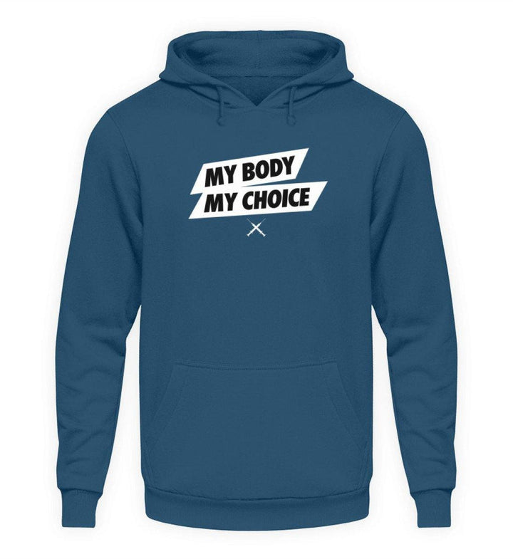DEZENTE REBELLEN HOODIE BUBEN • MY BODY MY CHOICE-HARLEKINSHOP