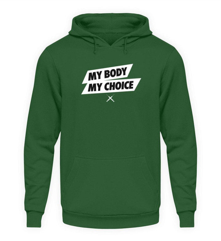 DEZENTE REBELLEN HOODIE BUBEN • MY BODY MY CHOICE-HARLEKINSHOP