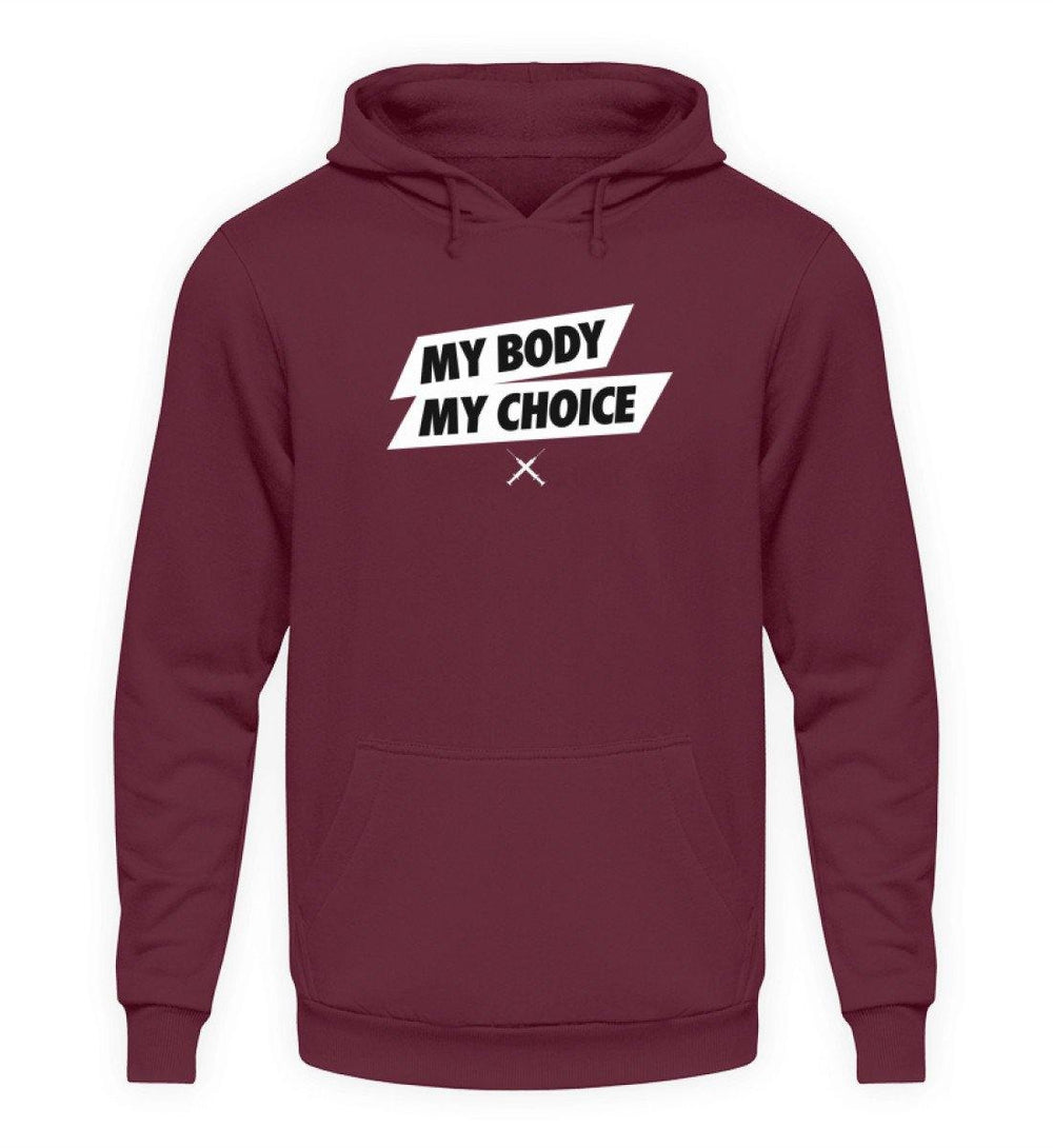 DEZENTE REBELLEN HOODIE BUBEN • MY BODY MY CHOICE-HARLEKINSHOP
