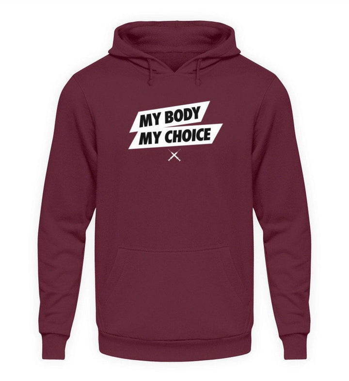 DEZENTE REBELLEN HOODIE BUBEN • MY BODY MY CHOICE-HARLEKINSHOP