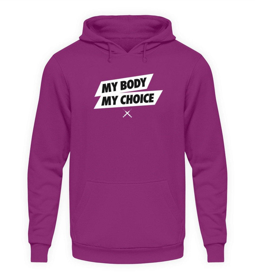 DEZENTE REBELLEN HOODIE BUBEN • MY BODY MY CHOICE-HARLEKINSHOP