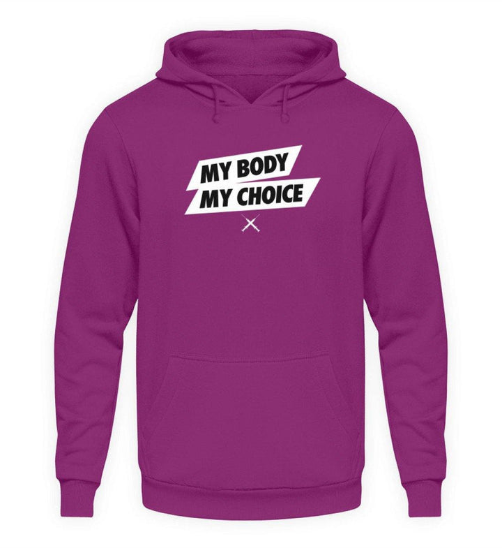 DEZENTE REBELLEN HOODIE BUBEN • MY BODY MY CHOICE-HARLEKINSHOP