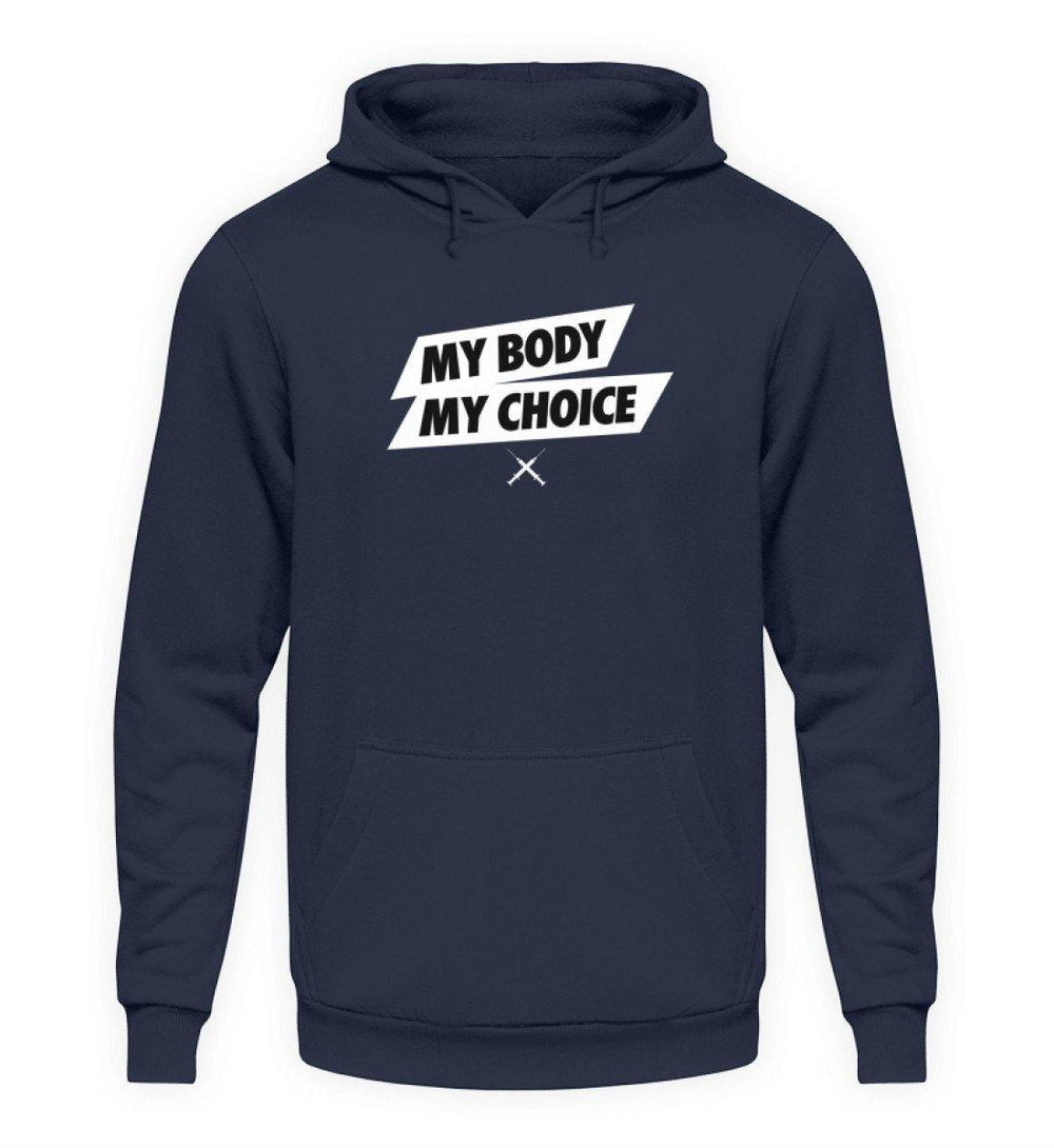 DEZENTE REBELLEN HOODIE BUBEN • MY BODY MY CHOICE-HARLEKINSHOP