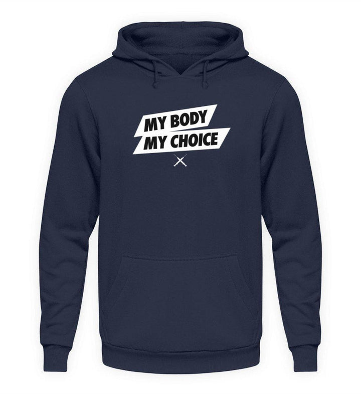 DEZENTE REBELLEN HOODIE BUBEN • MY BODY MY CHOICE-HARLEKINSHOP
