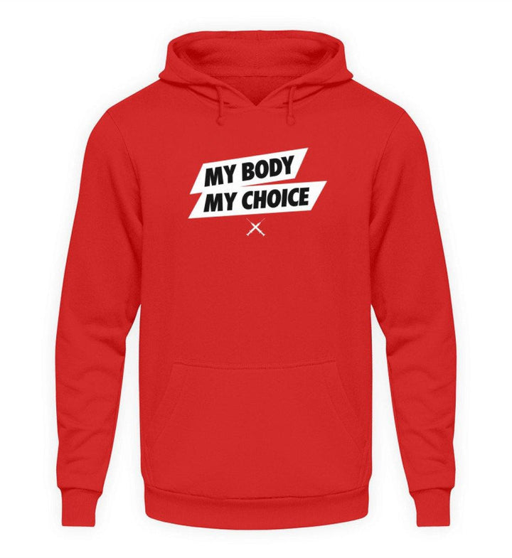 DEZENTE REBELLEN HOODIE BUBEN • MY BODY MY CHOICE-HARLEKINSHOP
