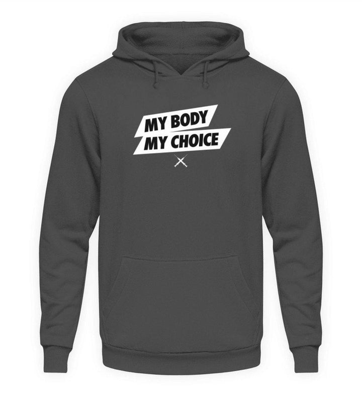 DEZENTE REBELLEN HOODIE BUBEN • MY BODY MY CHOICE-HARLEKINSHOP