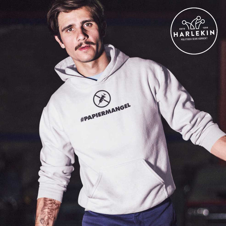 DEZENTE REBELLEN HOODIE BUBEN • PAPIERMANGEL - HELL-HARLEKINSHOP