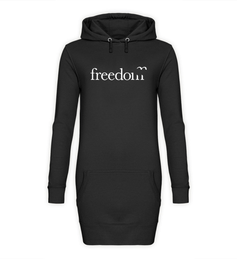 DEZENTE REBELLEN HOODIEKLEID MÄDELS • FREEDOM BIRD-HARLEKINSHOP