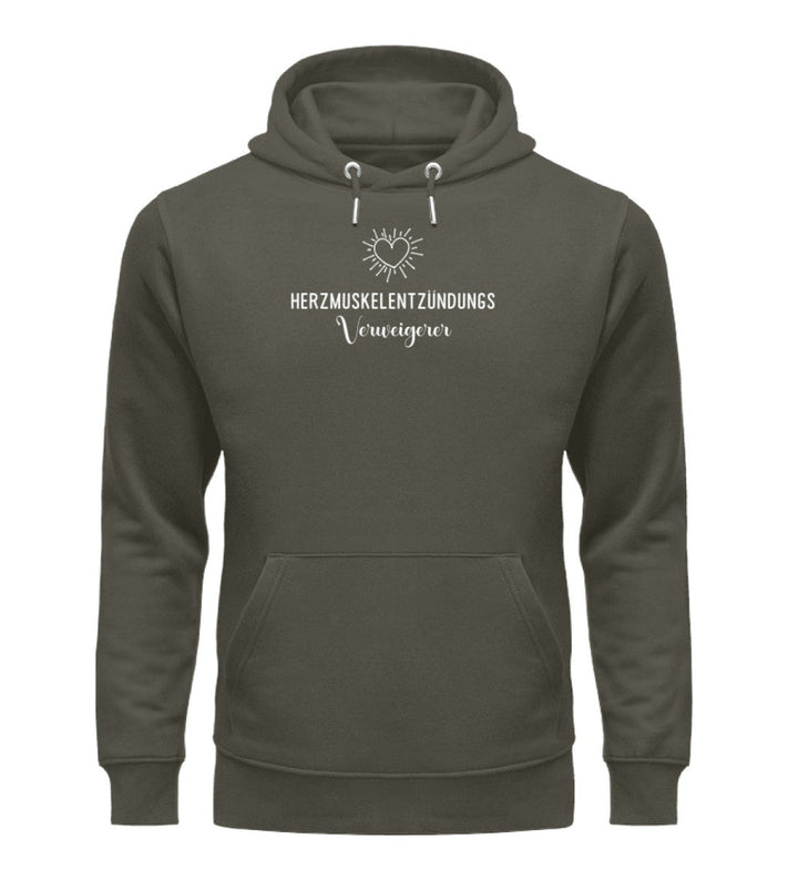 DEZENTE REBELLEN ORGANIC HOODIE BUBEN • HERZMUSKELENTZÜNDUNGSVERWEIGERER-HARLEKINSHOP