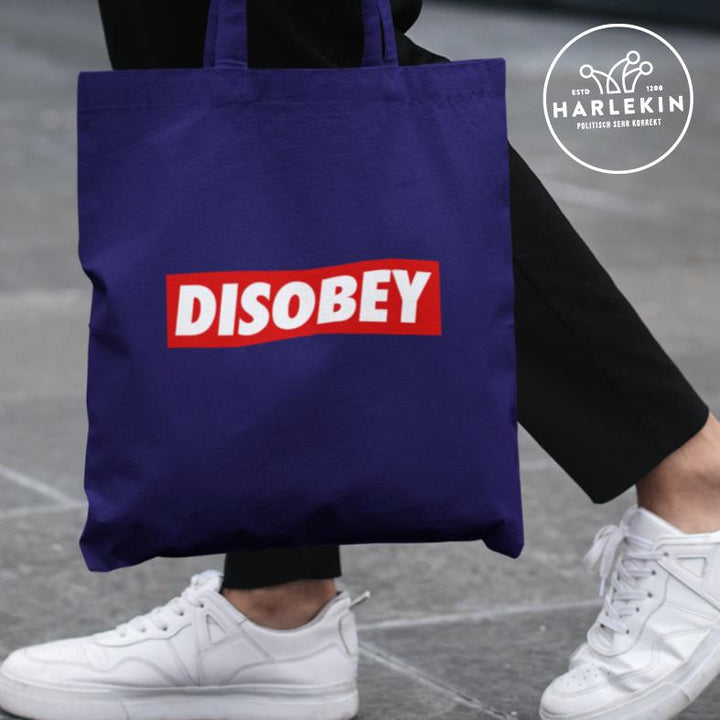 DEZENTE REBELLEN ORGANIC JUTEBEUTEL • DISOBEY-HARLEKINSHOP
