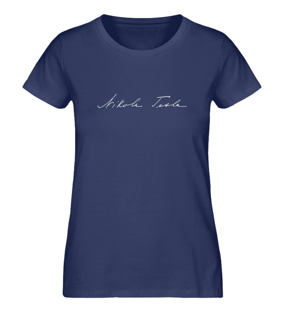 DEZENTE REBELLEN ORGANIC SHIRT MÄDELS • TESLA SIGNATURE-HARLEKINSHOP