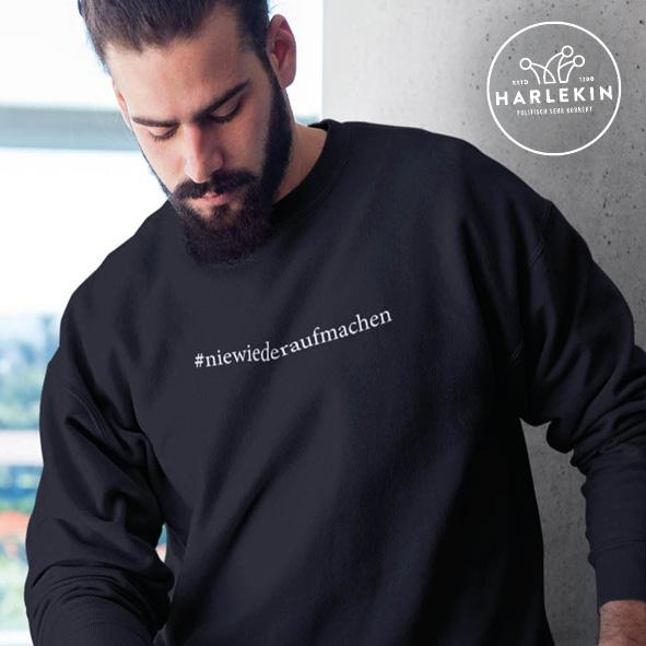DEZENTE REBELLEN ORGANIC SWEATER BUBEN • #NIEWIEDERAUFMACHEN-HARLEKINSHOP