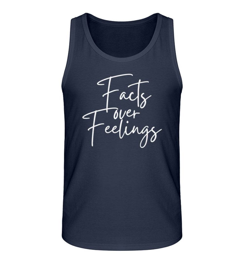 DEZENTE REBELLEN ORGANIC TANK TOP BUBEN • FACTS OVER FEELINGS-HARLEKINSHOP