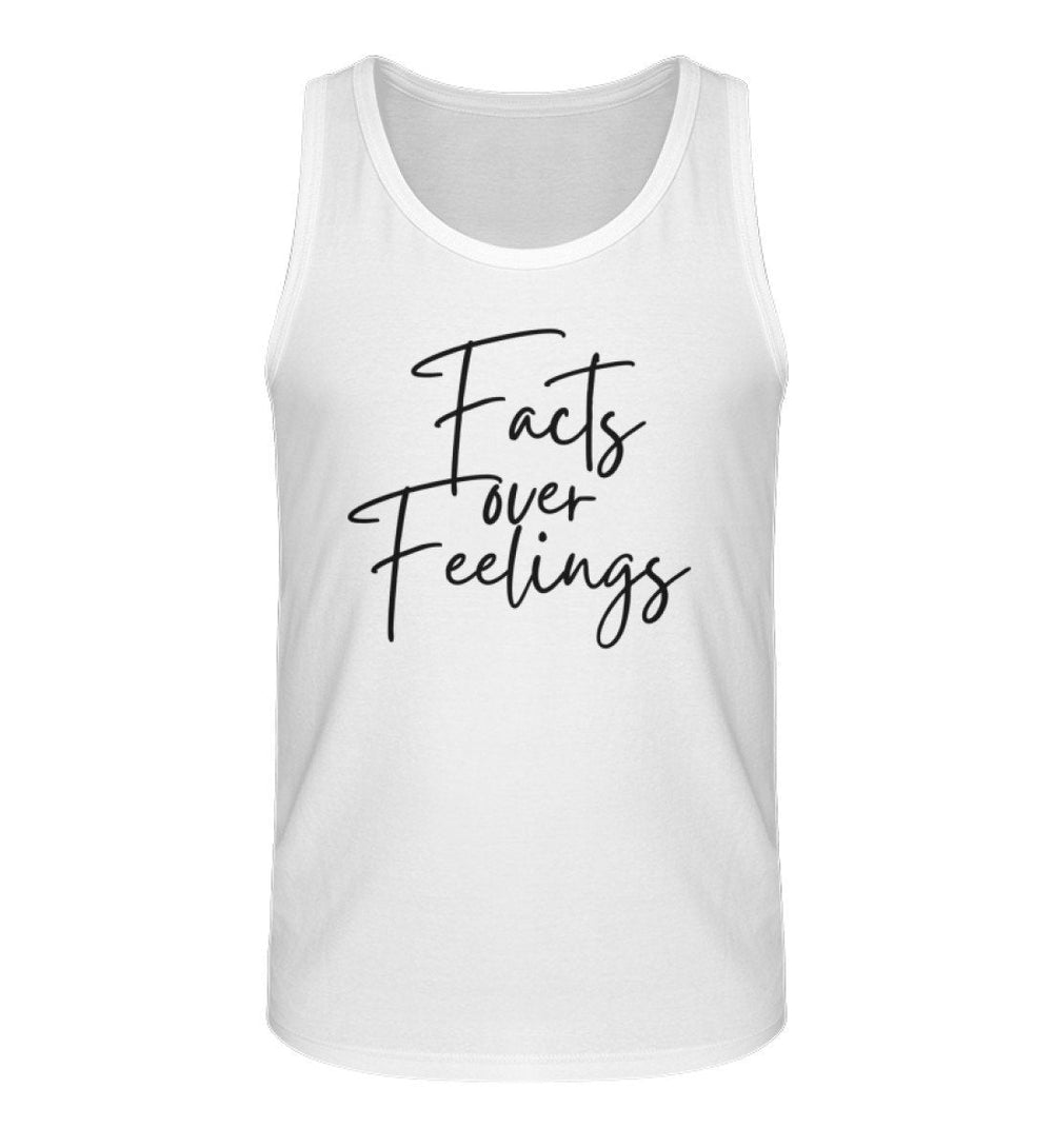DEZENTE REBELLEN ORGANIC TANK TOP BUBEN • FACTS OVER FEELINGS-HARLEKINSHOP