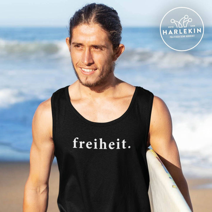 DEZENTE REBELLEN ORGANIC TANK TOP BUBEN • FREIHEIT.-HARLEKINSHOP
