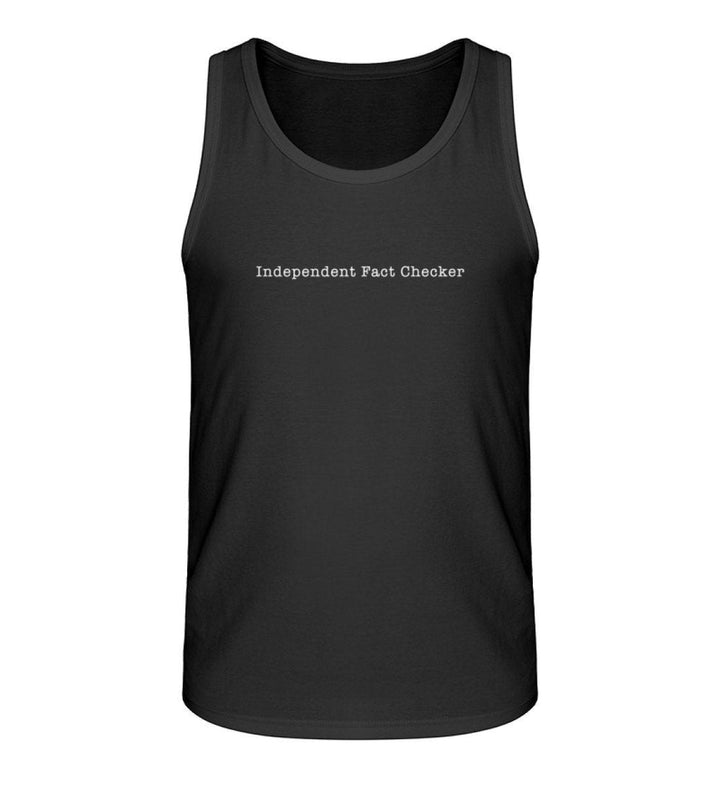 DEZENTE REBELLEN ORGANIC TANK TOP BUBEN • INDEPENDET FACT CHECKER-HARLEKINSHOP
