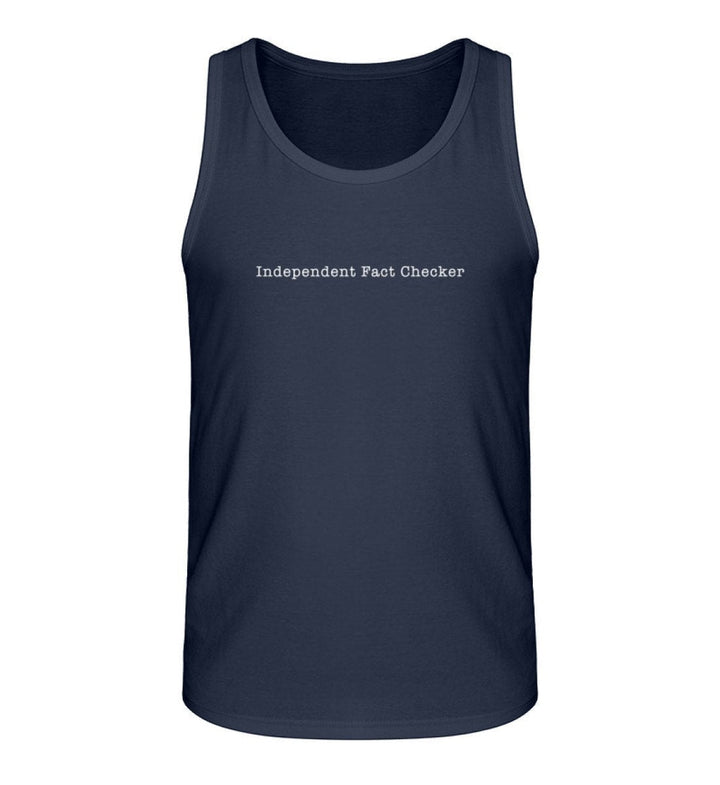 DEZENTE REBELLEN ORGANIC TANK TOP BUBEN • INDEPENDET FACT CHECKER-HARLEKINSHOP