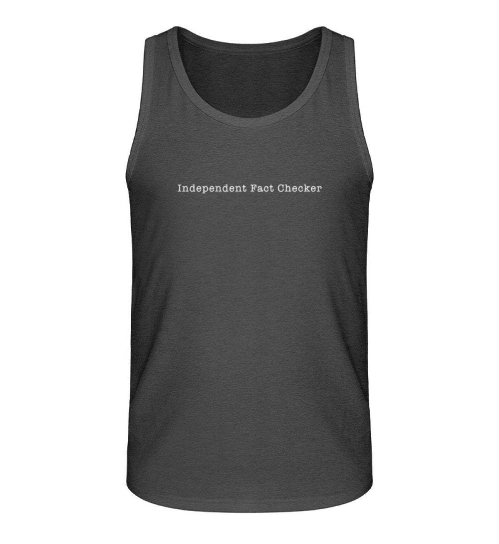 DEZENTE REBELLEN ORGANIC TANK TOP BUBEN • INDEPENDET FACT CHECKER-HARLEKINSHOP