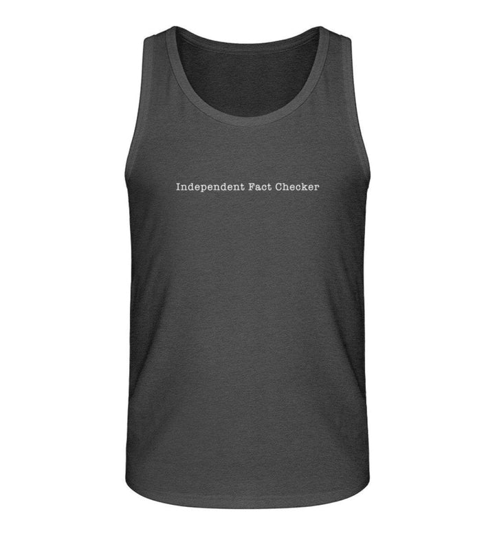 DEZENTE REBELLEN ORGANIC TANK TOP BUBEN • INDEPENDET FACT CHECKER-HARLEKINSHOP