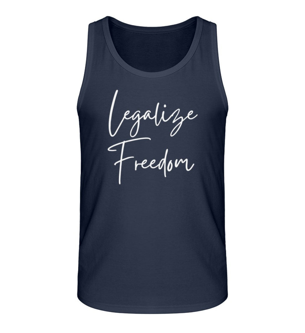 DEZENTE REBELLEN ORGANIC TANK TOP BUBEN • LEGALIZE FREEDOM-HARLEKINSHOP