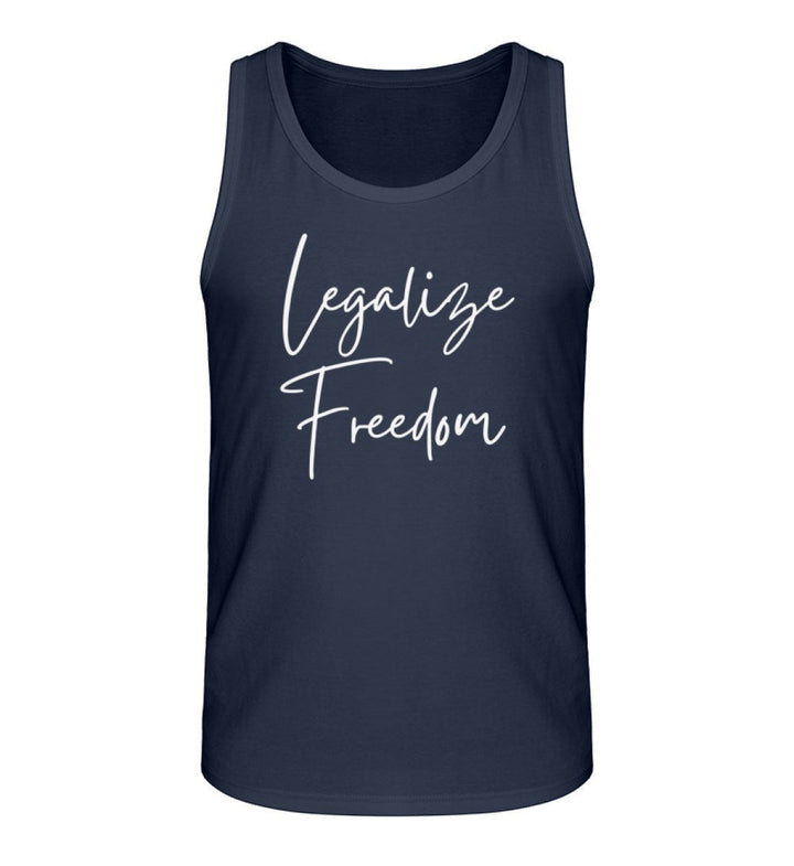 DEZENTE REBELLEN ORGANIC TANK TOP BUBEN • LEGALIZE FREEDOM-HARLEKINSHOP