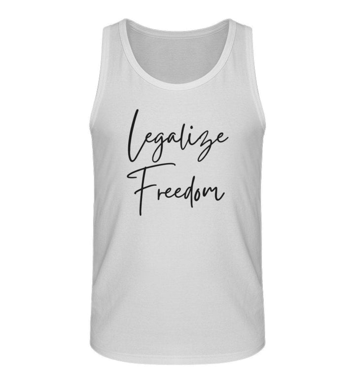 DEZENTE REBELLEN ORGANIC TANK TOP BUBEN • LEGALIZE FREEDOM-HARLEKINSHOP