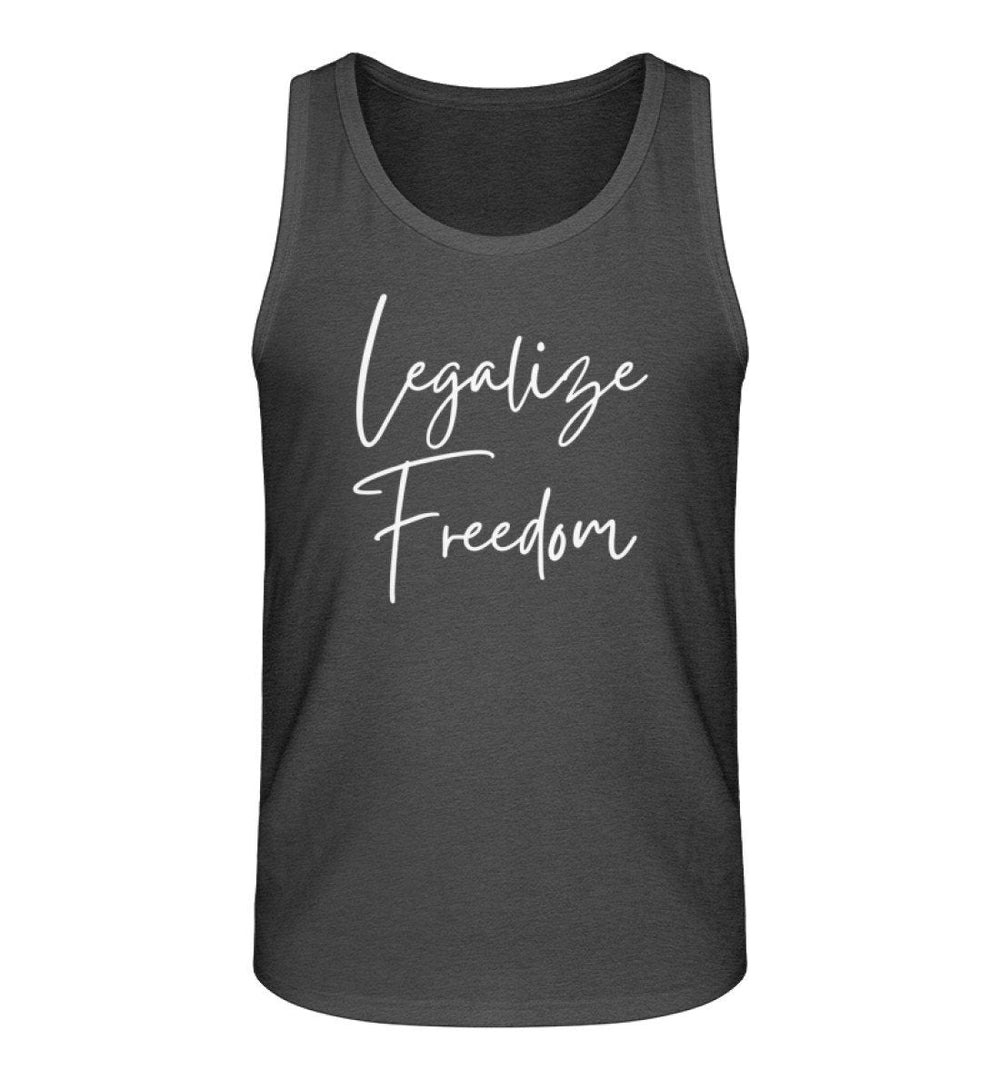 DEZENTE REBELLEN ORGANIC TANK TOP BUBEN • LEGALIZE FREEDOM-HARLEKINSHOP