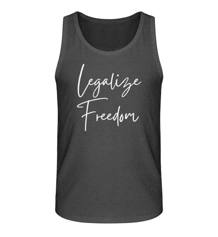 DEZENTE REBELLEN ORGANIC TANK TOP BUBEN • LEGALIZE FREEDOM-HARLEKINSHOP