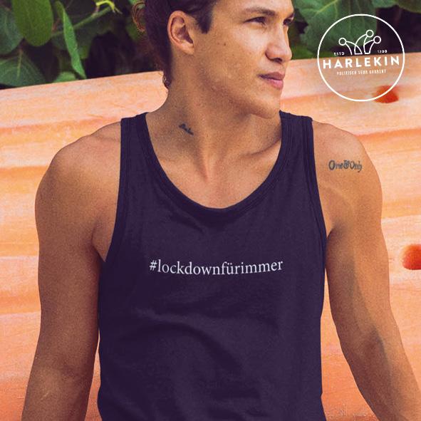 DEZENTE REBELLEN ORGANIC TANK TOP BUBEN • #LOCKDOWNFÜRIMMER-HARLEKINSHOP