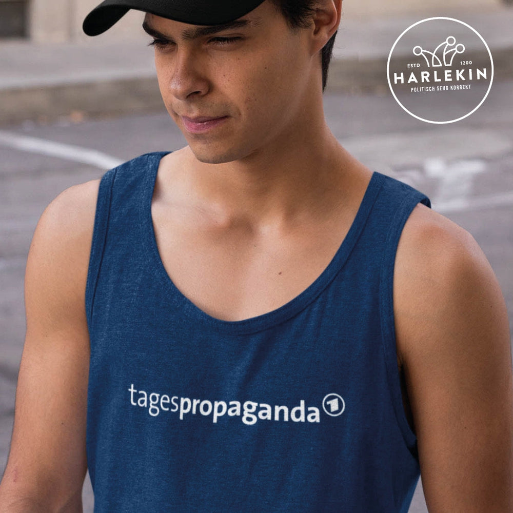 DEZENTE REBELLEN ORGANIC TANK TOP BUBEN • TAGESPROPAGANDA-HARLEKINSHOP