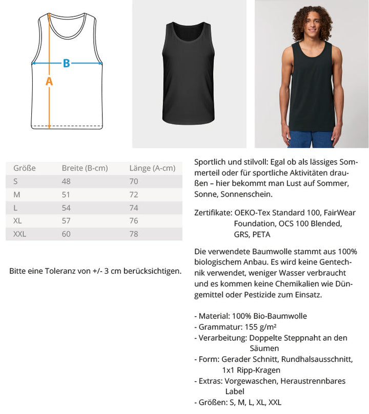 DEZENTE REBELLEN ORGANIC TANK TOP BUBEN • UNSCHOLZLAMM-HARLEKINSHOP