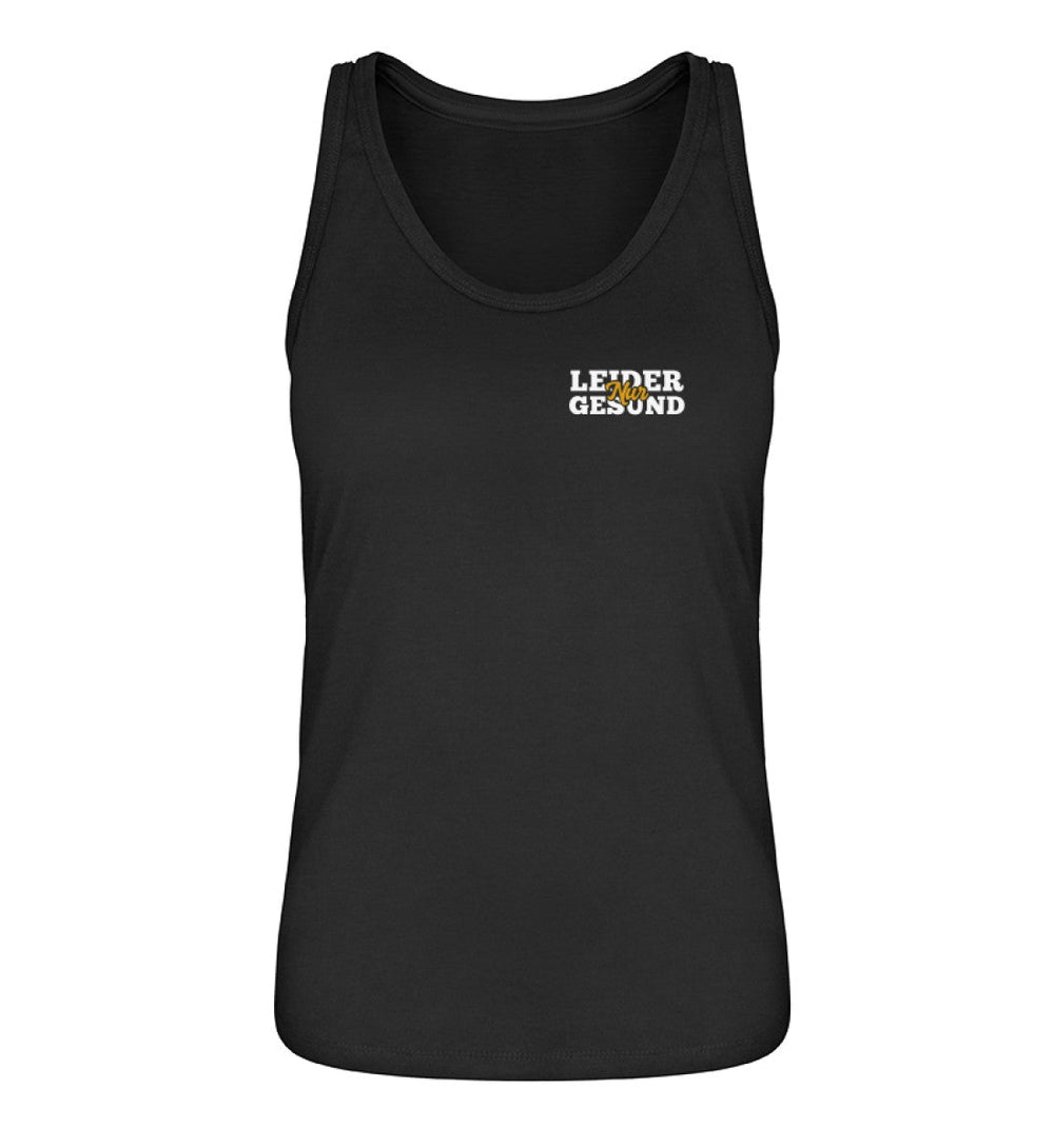 DEZENTE REBELLEN ORGANIC TANK TOP MÄDELS • LEIDER NUR GESUND-HARLEKINSHOP