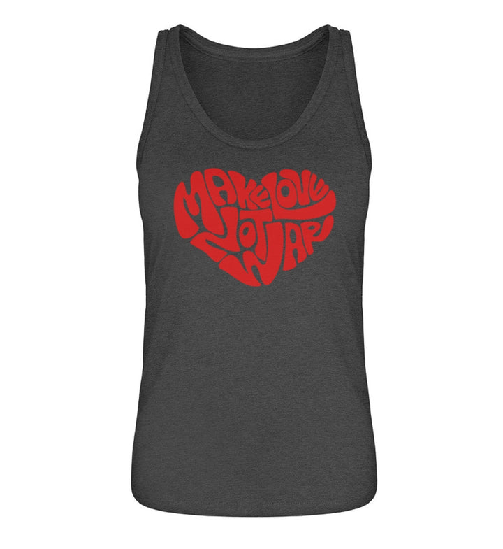 DEZENTE REBELLEN ORGANIC TANK TOP MÄDELS • MAKE LOVE NOT WAR-HARLEKINSHOP