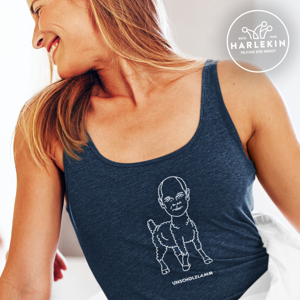 DEZENTE REBELLEN ORGANIC TANK TOP MÄDELS • UNSCHOLZLAMM-HARLEKINSHOP