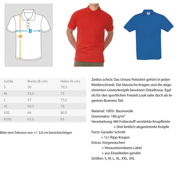 DEZENTE REBELLEN POLOSHIRT BUBEN / EDLER STICK • TAGESPROPAGANDA-HARLEKINSHOP