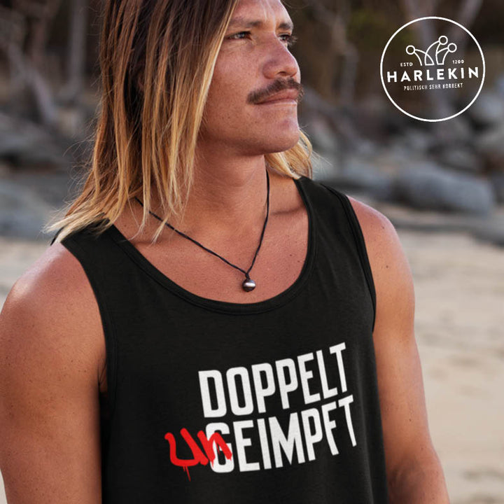 DEZENTE REBELLEN TANK TOP BUBEN • DOPPEL UNGEIMPFT-HARLEKINSHOP