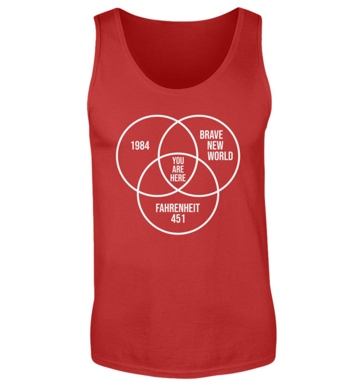 DEZENTE REBELLEN TANK TOP BUBEN • DYSTOPIE - DUNKEL-HARLEKINSHOP