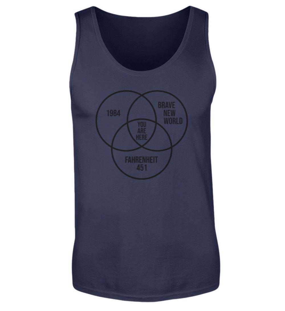 DEZENTE REBELLEN TANK TOP BUBEN • DYSTOPIE - HELL-HARLEKINSHOP