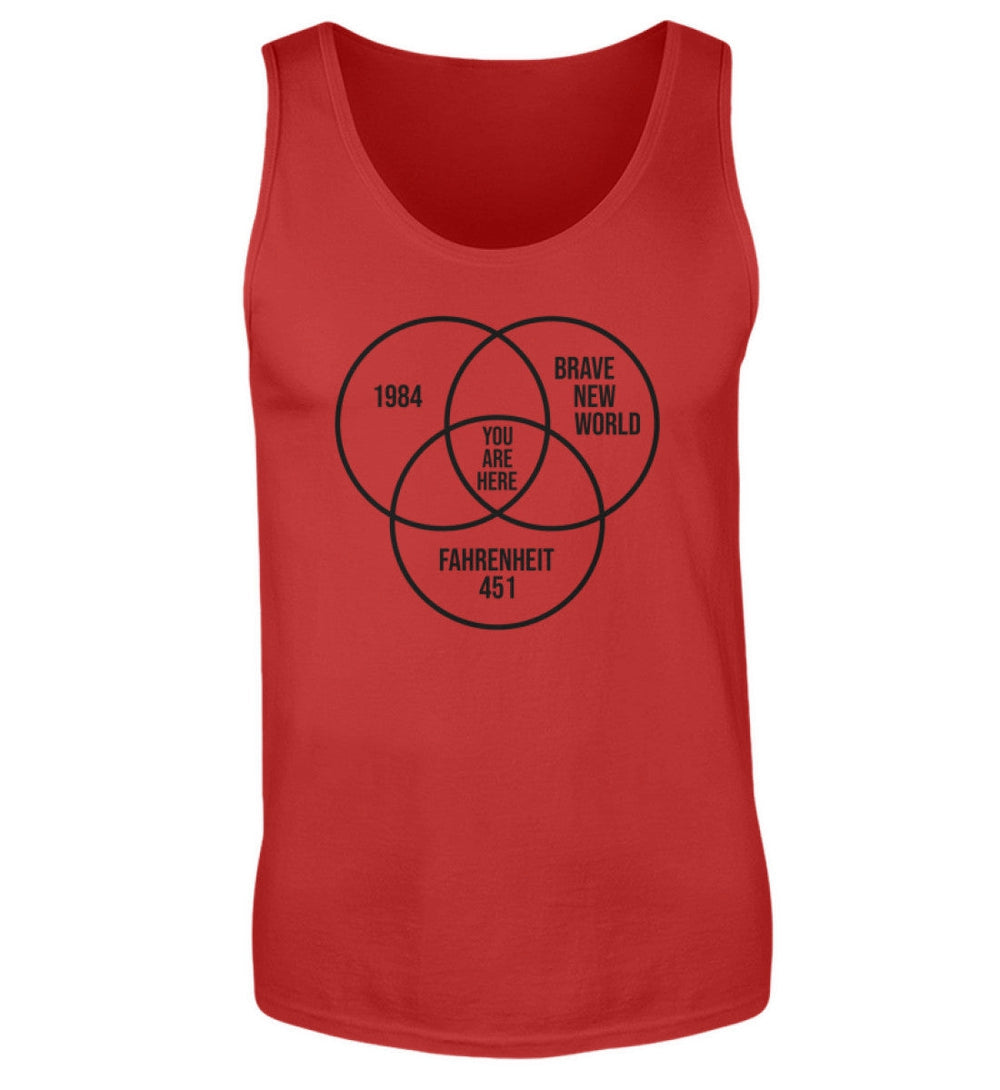 DEZENTE REBELLEN TANK TOP BUBEN • DYSTOPIE - HELL-HARLEKINSHOP