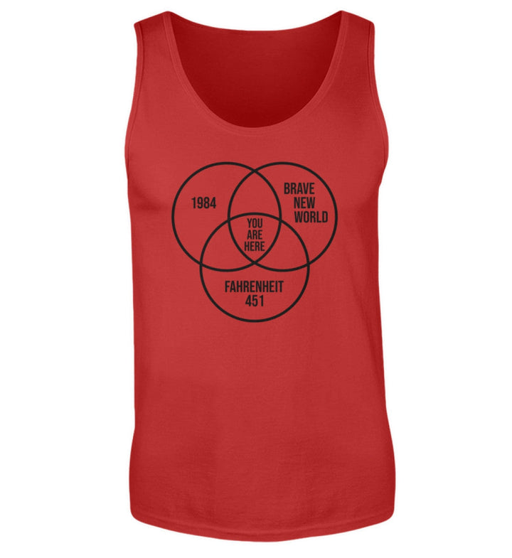 DEZENTE REBELLEN TANK TOP BUBEN • DYSTOPIE - HELL-HARLEKINSHOP