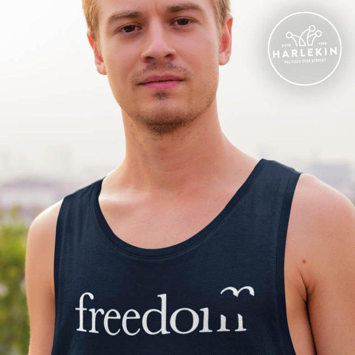 DEZENTE REBELLEN TANK TOP BUBEN • FREEDOM BIRD-HARLEKINSHOP