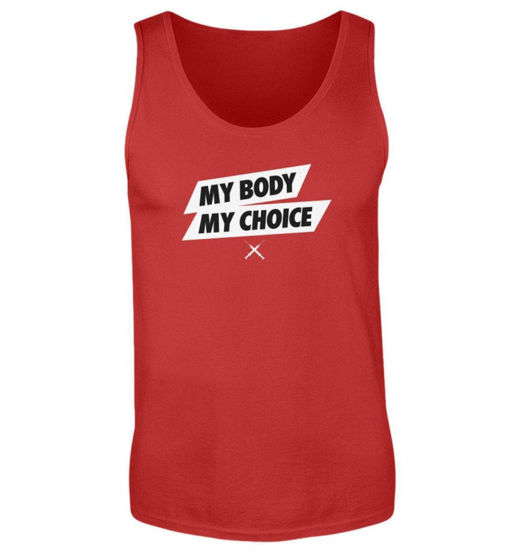 DEZENTE REBELLEN TANK TOP BUBEN • MY BODY MY CHOICE-HARLEKINSHOP