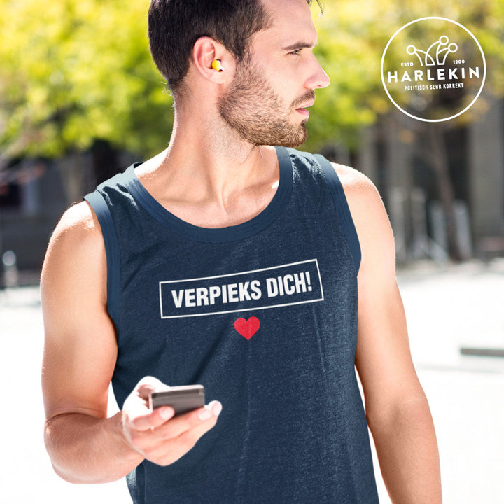 DEZENTE REBELLEN TANK TOP BUBEN • VERPIEKS DICH-HARLEKINSHOP