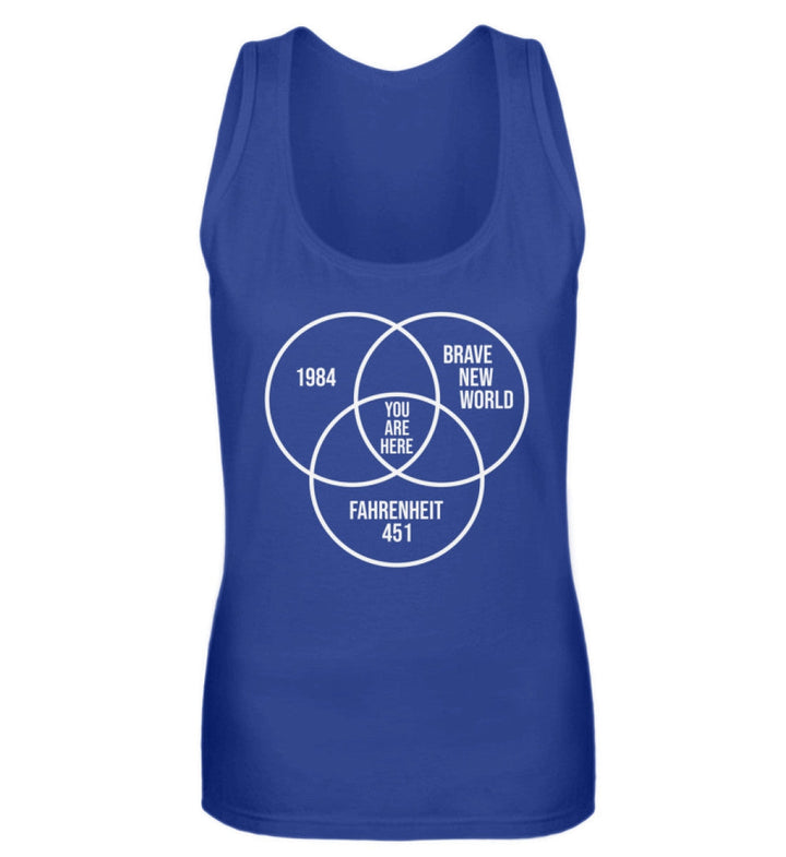 DEZENTE REBELLEN TANK TOP MÄDELS • DYSTOPIE - DUNKEL-HARLEKINSHOP