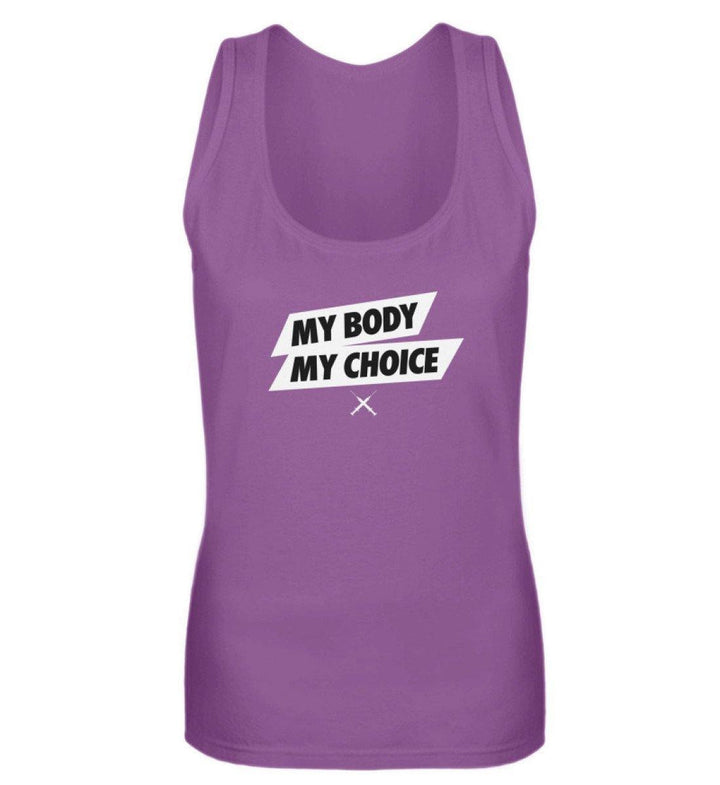 DEZENTE REBELLEN TANK TOP MÄDELS • MY BODY MY CHOICE-HARLEKINSHOP
