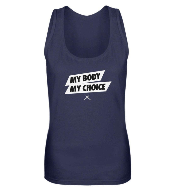 DEZENTE REBELLEN TANK TOP MÄDELS • MY BODY MY CHOICE-HARLEKINSHOP